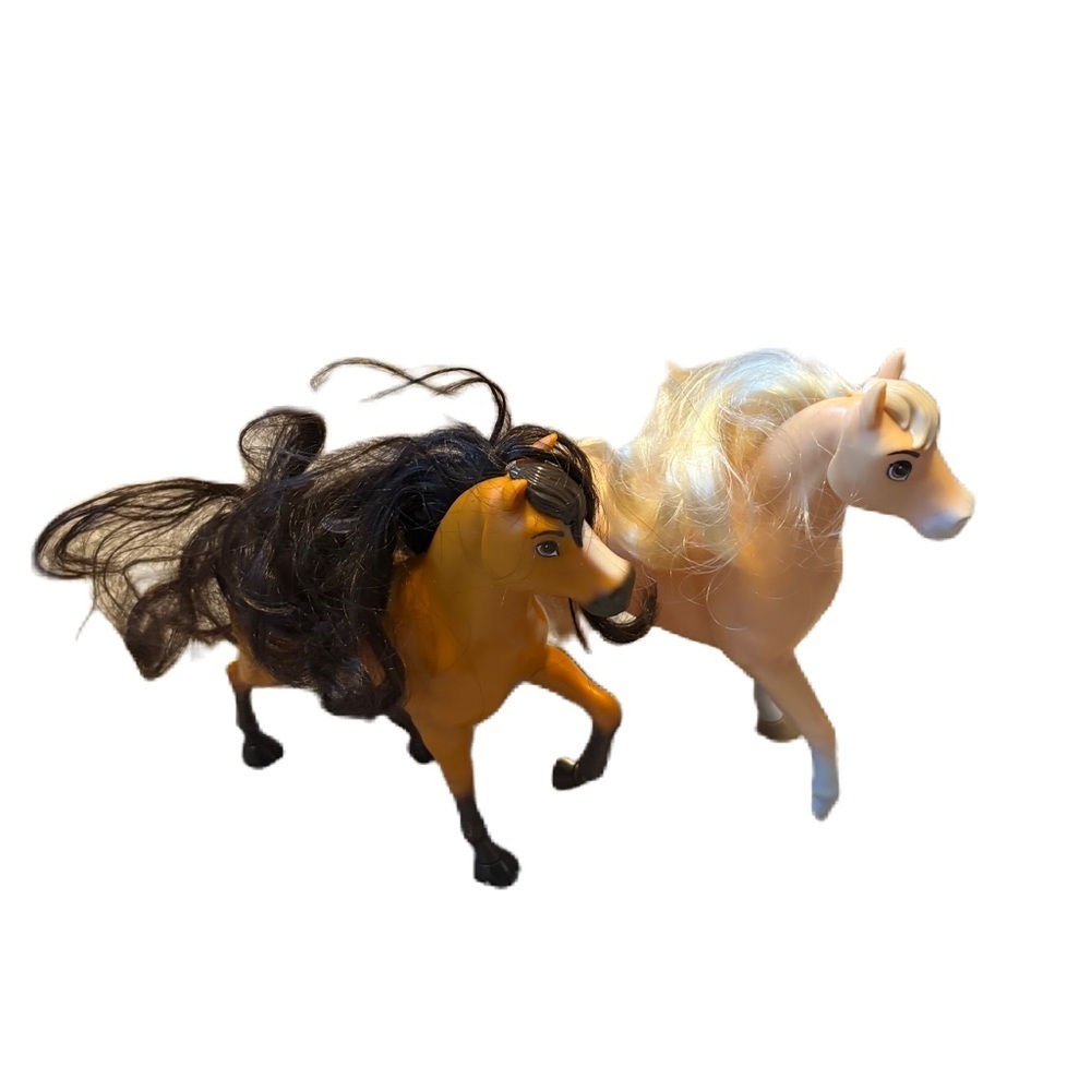 Spirit Horse Bundle Toy Black and Blonde Manes Dreamworks Untamed 2020